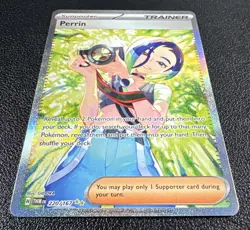 Pokemon Perrin Special Illustration Rare SIR Full Art Holo 220/167 Twilight - Image 2