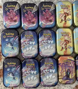 *EMPTY* Pokemon Mini Tins - 25 tins. - Image 2