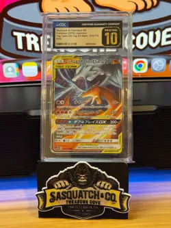 Pokemon TCG Pristine 10 Reshiram & Charizard GX 016/173 Tag Team GX - Image 1