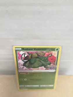 Radiant Venusaur 004/078 Pokemon GO Holo LP - Image 3