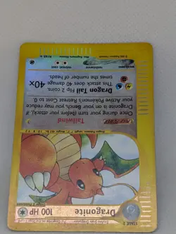 Dragonite 009/165 Expedition Base Set Reverse Holo Rare Pokemon TCG Nintendo LP - Image 4