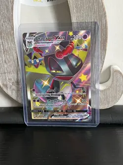 Dragapult Vmax Pokemon Shining Fates TCG SWSH097 Black Star Promo Full Art Holo - Image 1