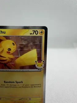 Pikachu 051/162 Pokemon Day 2026 - Anniversary Stamped With Coin - Image 3