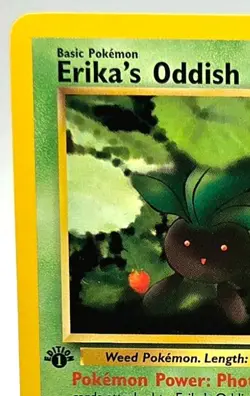 Vintage Pokemon 1st Edition Gym Heroes Erika's Oddish 47/132 Uncommon NM WOTC - Image 3