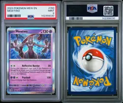 Mewtwo Rare Holo Rare PSA 9 Pokemon Scarlet & Violet 151 150/165 2023 - Image 3