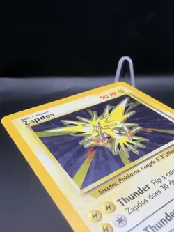 Vintage Pokemon Zapdos 16/102 – Base Set – LP/MP – Holo - Image 3