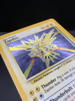 Vintage Pokemon Zapdos 16/102 – Base Set – LP/MP – Holo - Image 4