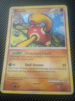 Pokemon Shuckle HGSS15 Black Star Promo Holo LP - Image 1