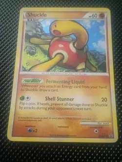 Pokemon Shuckle HGSS15 Black Star Promo Holo LP - Image 2