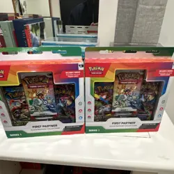 2 Pokemon TCG First Partner Illustration Collection Series 1 2-Pack Promo - Image 1