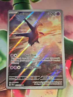 Latios 203/191 Illustration Rare Surging Sparks Pokemon Near Mint - Image 1