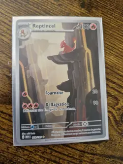REPTINCEL FULL ART POKEMON 169/165 EV3.5 151 ECARLATE ET VIOLET FR - Image 1