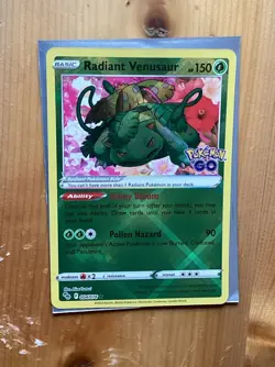 Radiant Venusaur 004/078 Pokemon GO Holo - Image 1