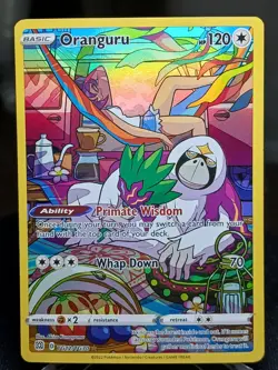 Pokemon Oranguru TG12/TG30 Swsh09: Brilliant Stars Ultra Rare Full Art Holo - Image 1