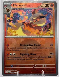 Flareon (Poke Ball Pattern) 013/131 PRE Pokemon TCG Rare Holo NM - Image 1