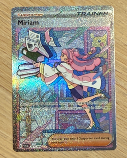 Pokemon TCG Miriam SV01 251/198 Special Illustration Rare Holo Trainer - Image 1