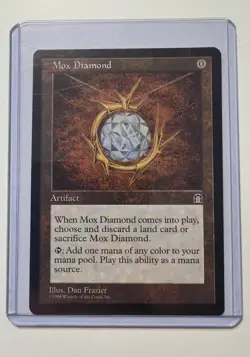 Mox Diamond Magic Card Stronghold MTG Reserved List - Image 1