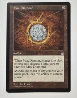 Mox Diamond Magic Card Stronghold MTG Reserved List - Image 3