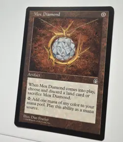 Mox Diamond Magic Card Stronghold MTG Reserved List - Image 4