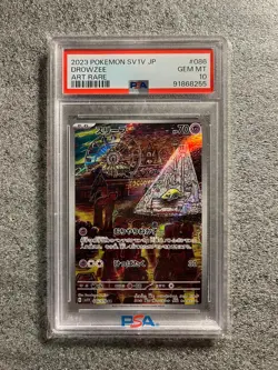 Pokemon Card PSA 10 Drowzee 086/078 sv1v Violet ex AR Japanese - Image 1