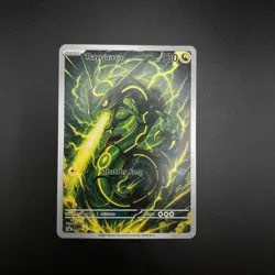 Pokemon Rayquaza Limited Promo Doujin ACG DIY Full Art Card NO HOLO - Image 1