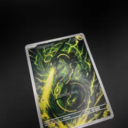 Pokemon Rayquaza Limited Promo Doujin ACG DIY Full Art Card NO HOLO - Image 2