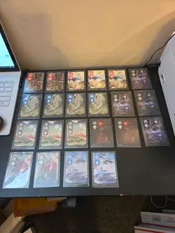 MTG Kamigawa Neon Dynasty Full Art Lands Lot X 22 NM - Image 1