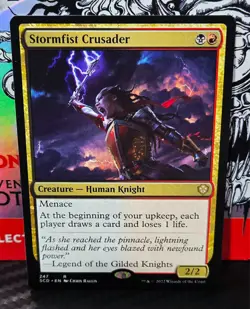magic the gathering - Stormfist Crusader - Creature - Human Knight - Rare - Image 1
