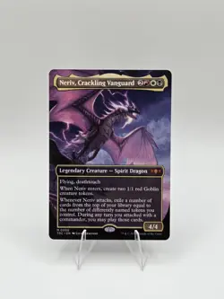 Neriv, Crackling Vanguard (Borderless) Commander Tarkir: Dragonstorm Regular NM - Image 1