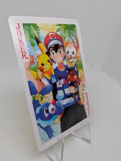 Ash Pikachu Rowlet Pokemon Poker Card Pokemon Playing Card - Crease - Image 2