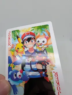 Ash Pikachu Rowlet Pokemon Poker Card Pokemon Playing Card - Crease - Image 4