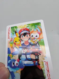 Ash Pikachu Rowlet Pokemon Poker Card Pokemon Playing Card - Crease - Image 5