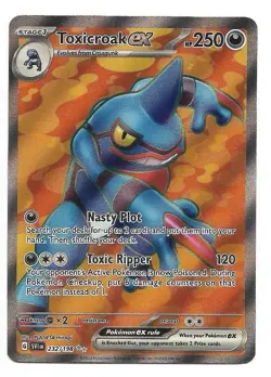 Toxicroak ex 232/198 SV01: Scarlet & Violet Base Set Holo Pokemon TCG - NM - Image 1