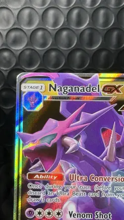 Pokemon Naganadel GX 160/236 SM-Unified Minds Holo Near Mint - Image 2
