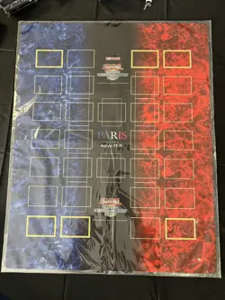 Yugioh: World Championship 2025 2 Player Playmat - Red & Blue - Brand New - Image 1