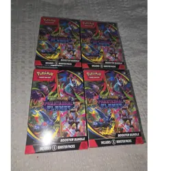 Pokemon TCG 4X Mega Evolution Phantasmal Flames Booster Bundle Box lot - Image 1