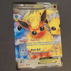 Pokemon Flareon EX RC28/RC32 Generations Radiant Collection Full Art Ultra Rare… - Image 1