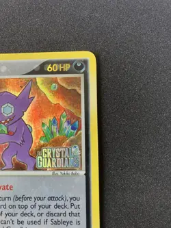Pokemon TCG Sableye EX Crystal Guardians 10/100 Holo Rare Stamped - Image 4