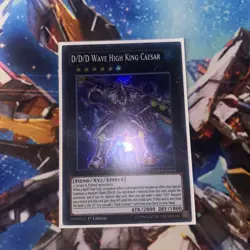 Yugioh D/D/D Wave High King Caesar COTD-EN042 Super Rare 1st Ed NM - Image 1
