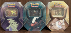 Pokemon TCG A Triple Head Slaking,Tyranitar & Darkrai - Lot Of 3 Tins New - Image 1