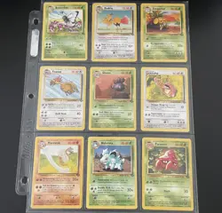 Complete Jungle, Fossil, Base and Team Rocket Pokemon WOTC Common&Uncommon - Image 4