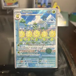 Pokemon TCG Sunflora Illustration Rare Card 169/167 Twilight Masquerade Full Art - Image 1
