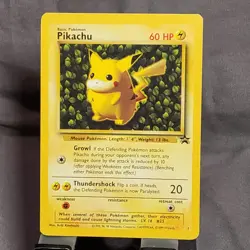 Set Of 2 1999 WOTC Pokemon Pikachu Black Star Promo Card #1 Ivy Pikachu - Image 4