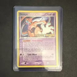 Nintendo Pokemon TCG Deoxys EX Deoxys 16/107 Rare Holo 2005 70HP - Image 1