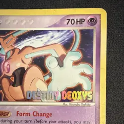 Nintendo Pokemon TCG Deoxys EX Deoxys 16/107 Rare Holo 2005 70HP - Image 5