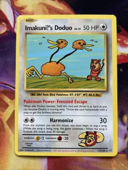 ImakuniU's Doduo XY - Evolutions 112/108 NM Pokemon Fast Ship - Image 1