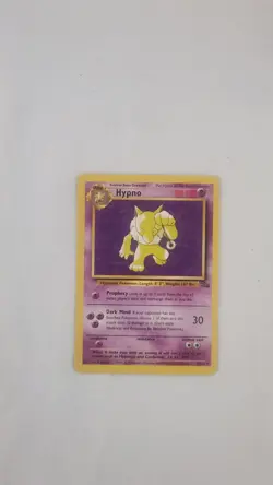 Pokemon 1999 TCG. Hypno #23/62 Fossil Regular Rare Card. Non Holo Stage 1. - Image 1