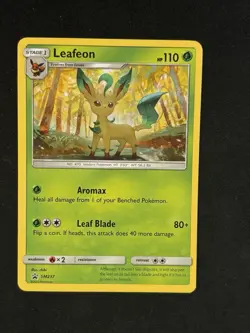 Pokemon - Leafeon SM237 - Sun & Moon Black Star Promo - NM - Image 1