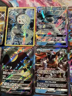 Vintage Pokemon Card Lot Of 9 Holo Etc Lp-Damaged Tag Team Sun Moon Pikachu - Image 3