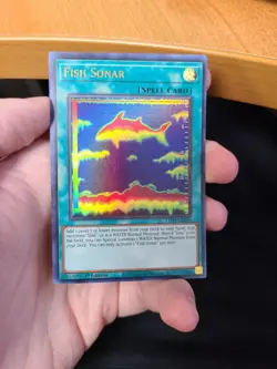 Yugioh Fish Sonar LED9-EN020 1st Ultra Rare - Image 1
